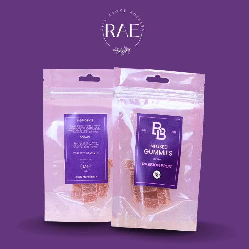 B&B - Infused Gummies - Passion Fruit [10 x 15mg]